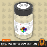 Royal Navy SEMTEX CREAM 1939-1941 2-oz bottle (Air-brush) Tru-Color Paint SPECIAL ORDER ONLY