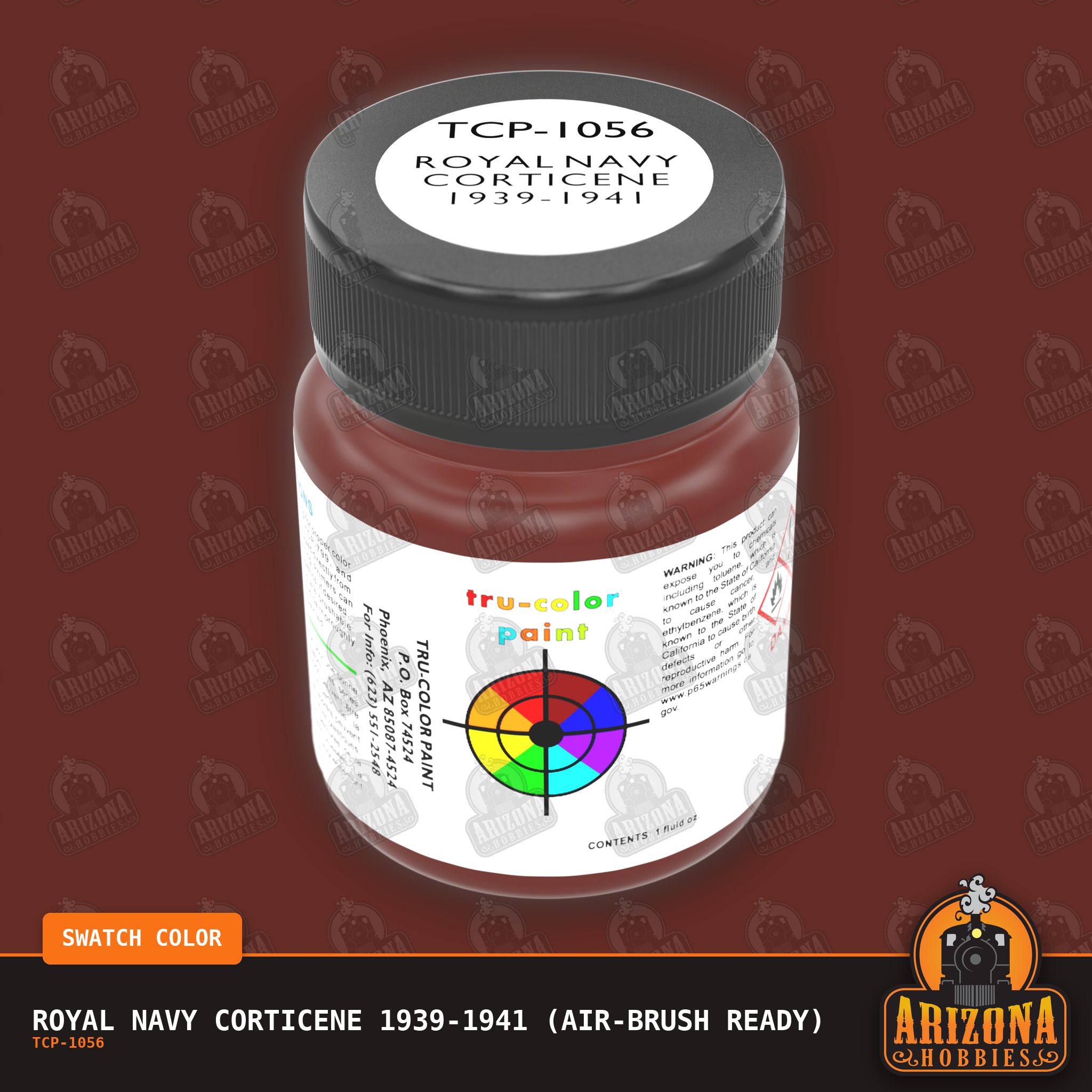 Royal Navy CORTICENE 1939-1941 1-oz bottle (Air-brush) Tru-Color Paint