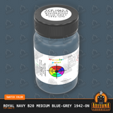 Royal Navy B20 MEDIUM BLUE-GREY 1942-on 2-oz bottle (Air-brush) Tru-Color Paint SPECIAL ORDER ONLY