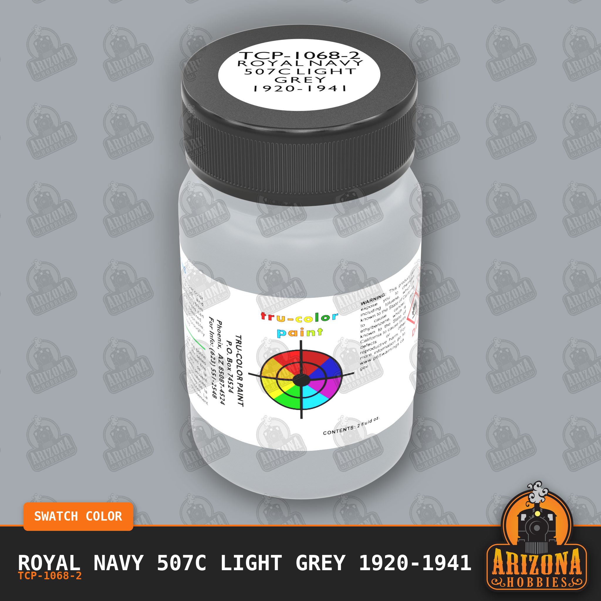 Royal Navy 507C LIGHT GREY 1920-1941 2-oz bottle (Air-brush) Tru-Color Paint SPECIAL ORDER ONLY