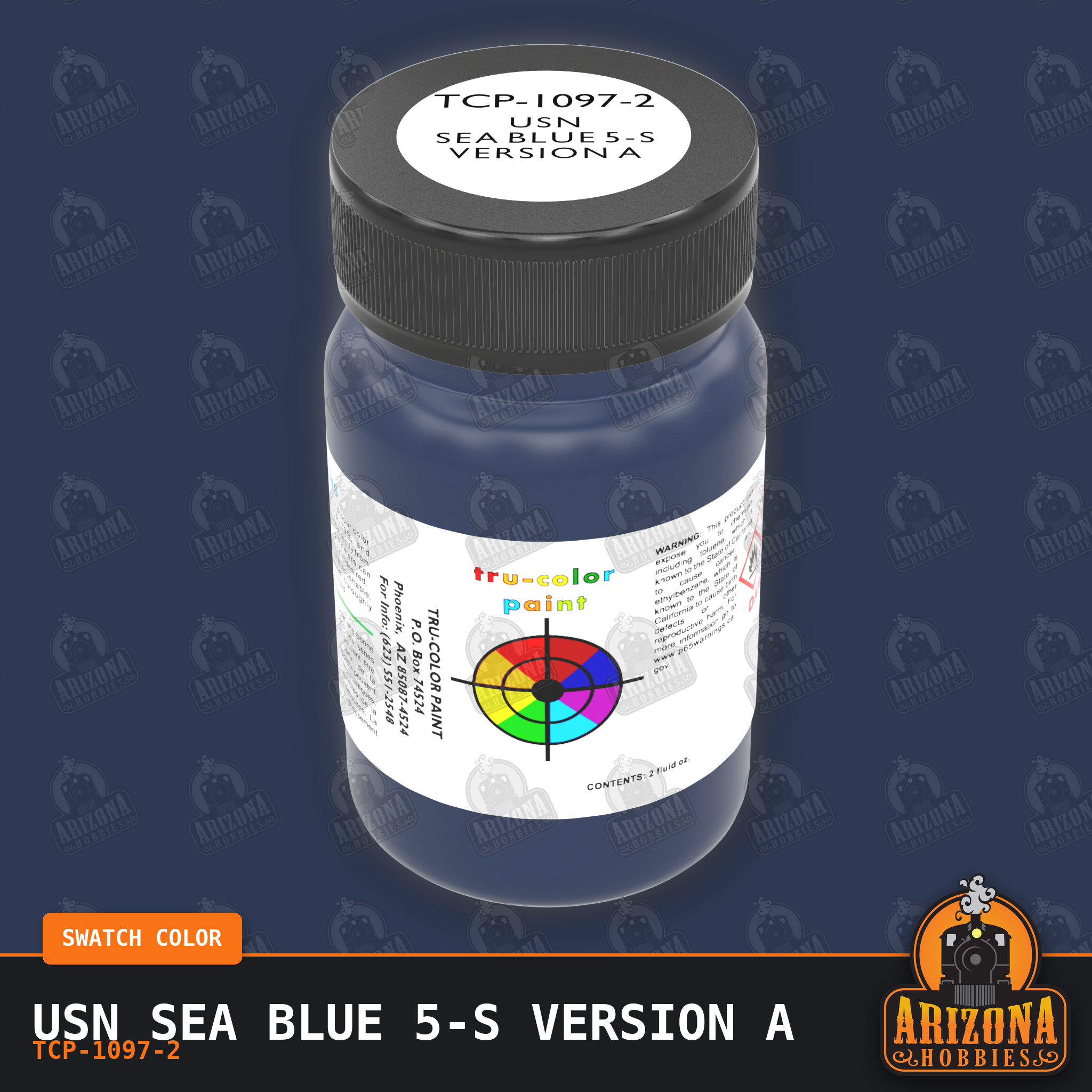 U.S. Navy SEA BLUE 5-S Version A 2-oz bottle (Air-brush) Tru-Color Paint SPECIAL ORDER ONLY