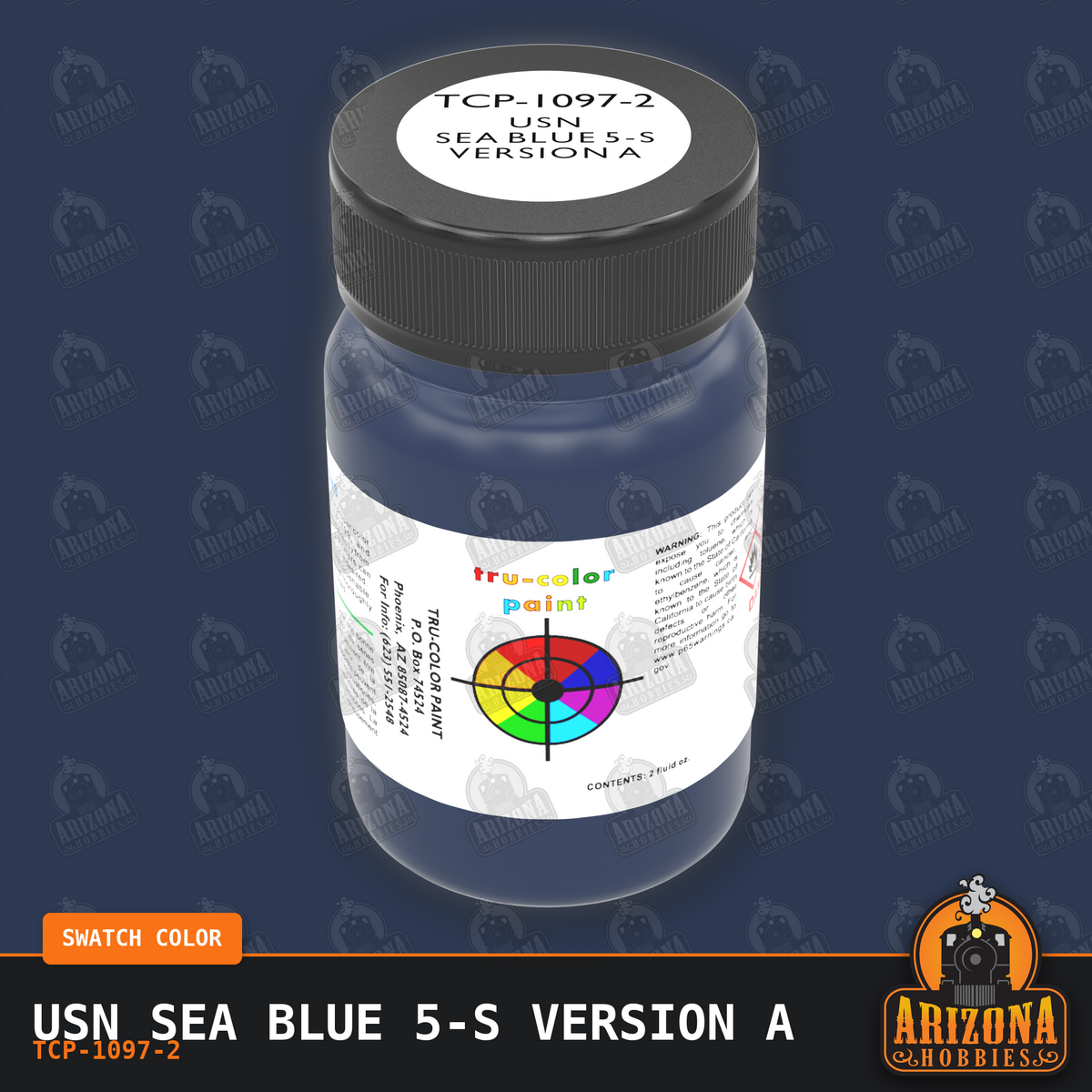U.S. Navy SEA BLUE 5-S Version A 2-oz bottle (Air-brush) Tru-Color Paint SPECIAL ORDER ONLY