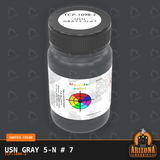 U.S. Navy GRAY 5-N #7 2-oz bottle (Air-brush) Tru-Color Paint SPECIAL ORDER ONLY