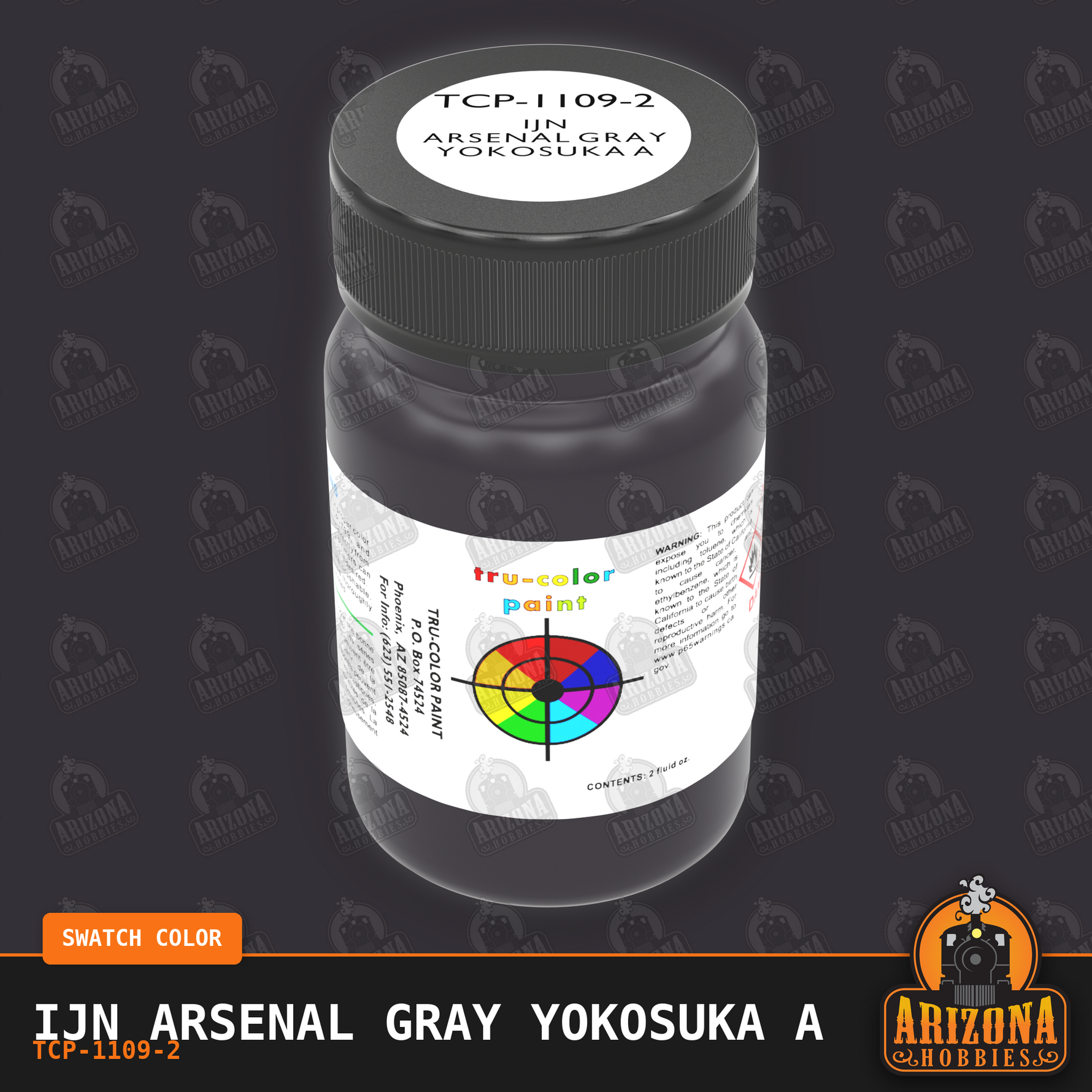 IJN ARSENAL GRAY YOKOSUKA A 2-oz bottle (Air-brush) Tru-Color Paint SPECIAL ORDER ONLY