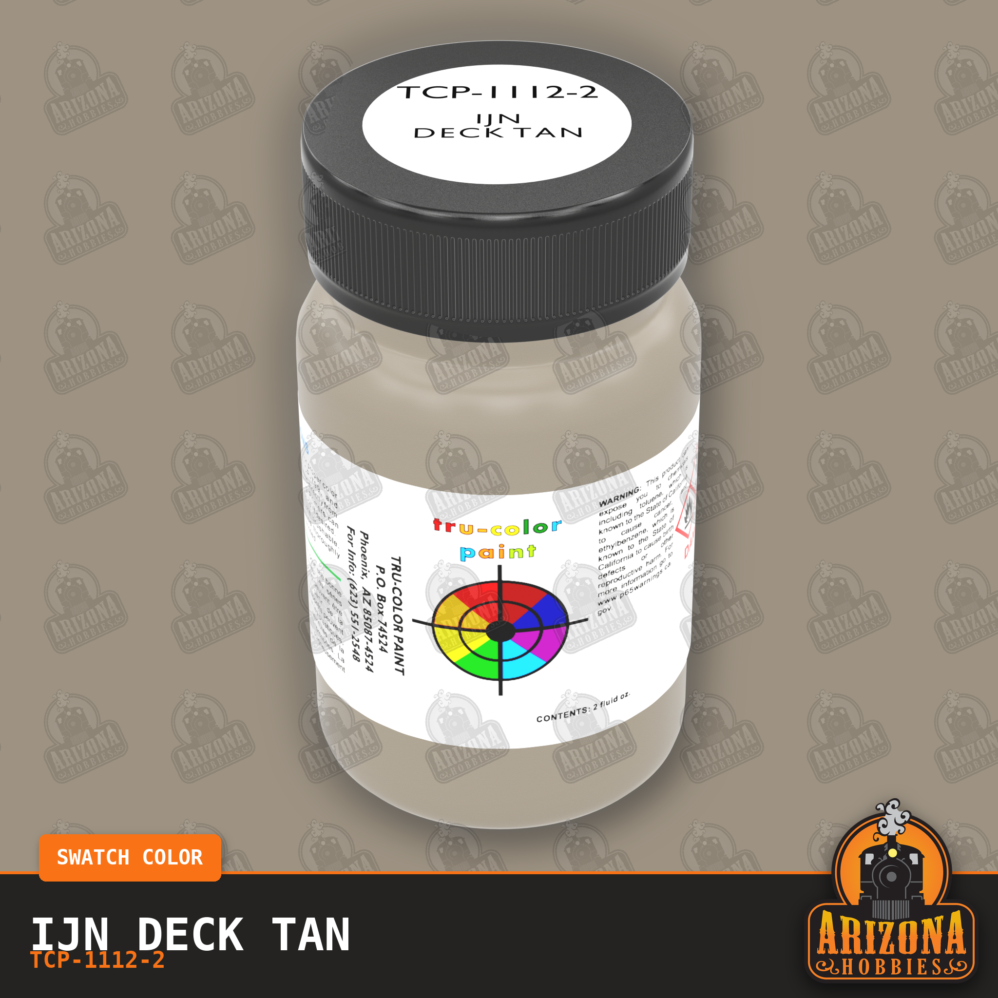 IJN DECK TAN 2-oz bottle (Air-brush) Tru-Color Paint SPECIAL ORDER ONLY
