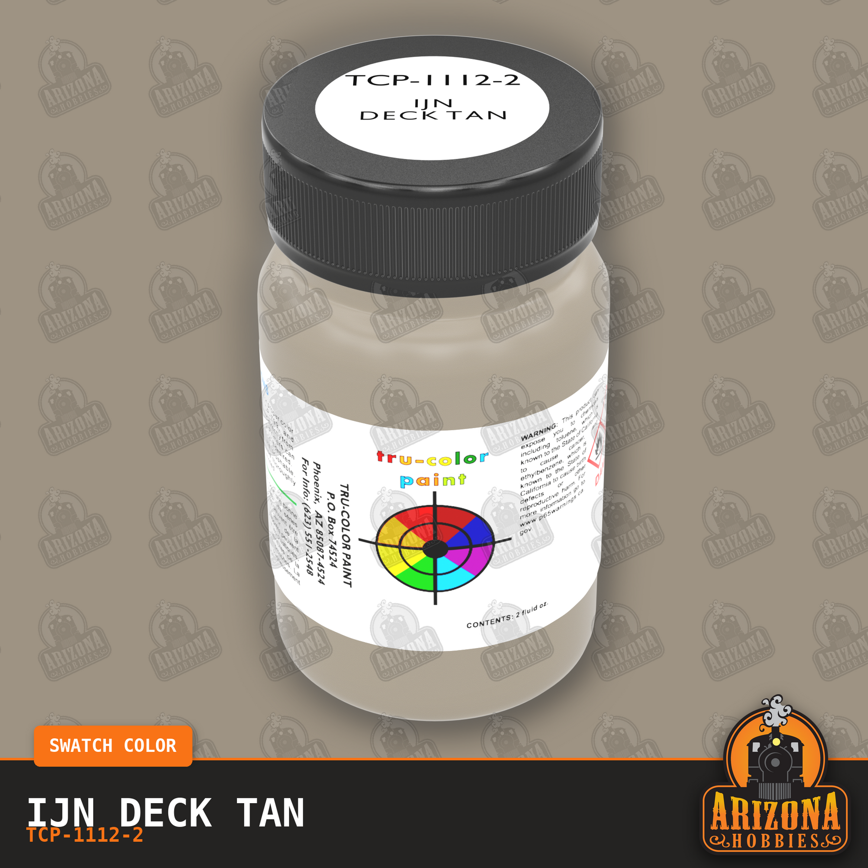 IJN DECK TAN 2-oz bottle (Air-brush) Tru-Color Paint SPECIAL ORDER ONLY