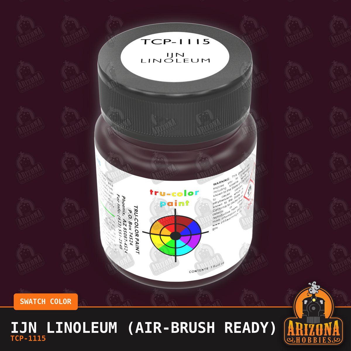 IJN LINOLEUM 1-oz bottle (Air-brush) Tru-Color Paint
