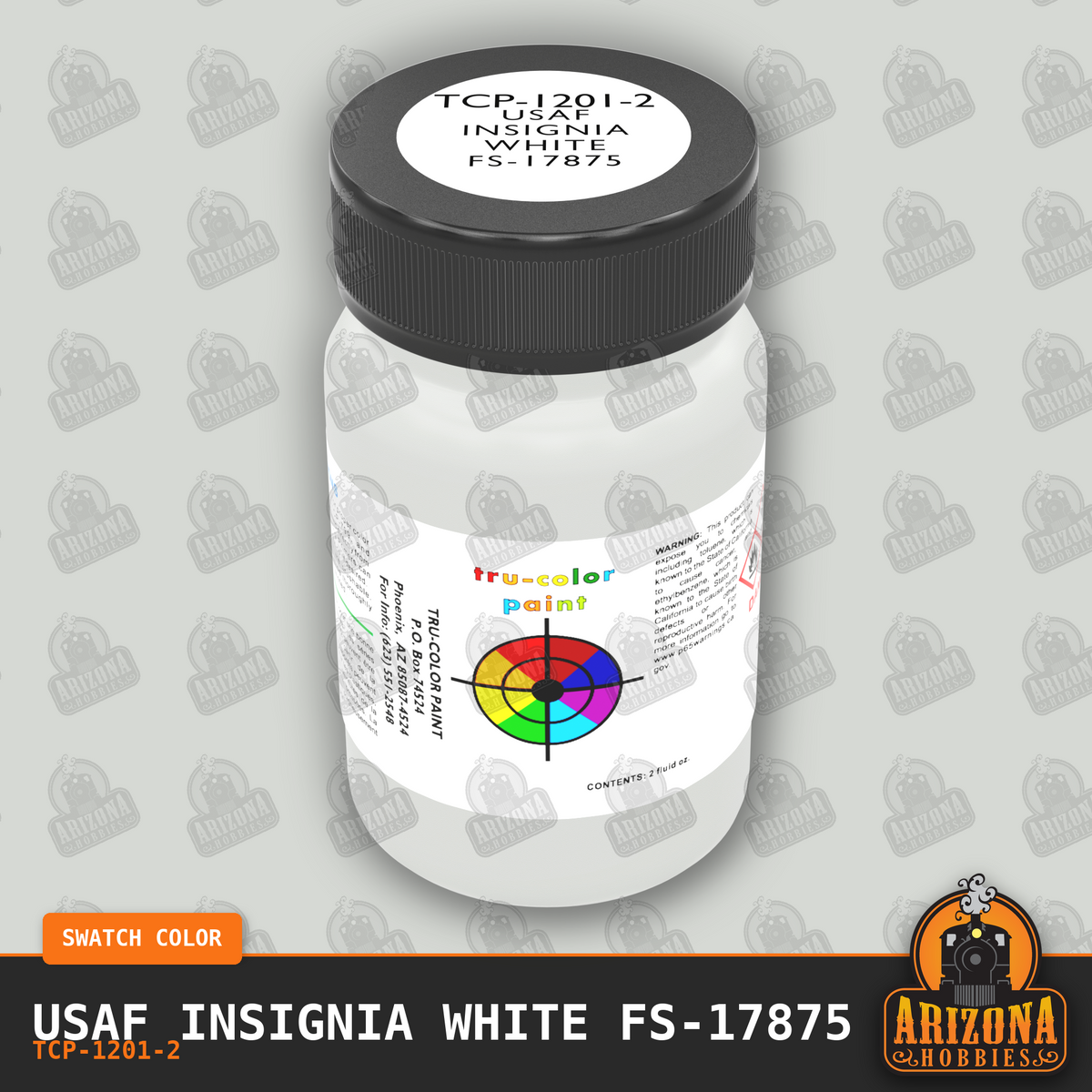 U.S. Air Force INSIGNIA WHITE FS-17875 2-oz bottle (Air-brush) Tru-Color Paint SPECIAL ORDER ONLY