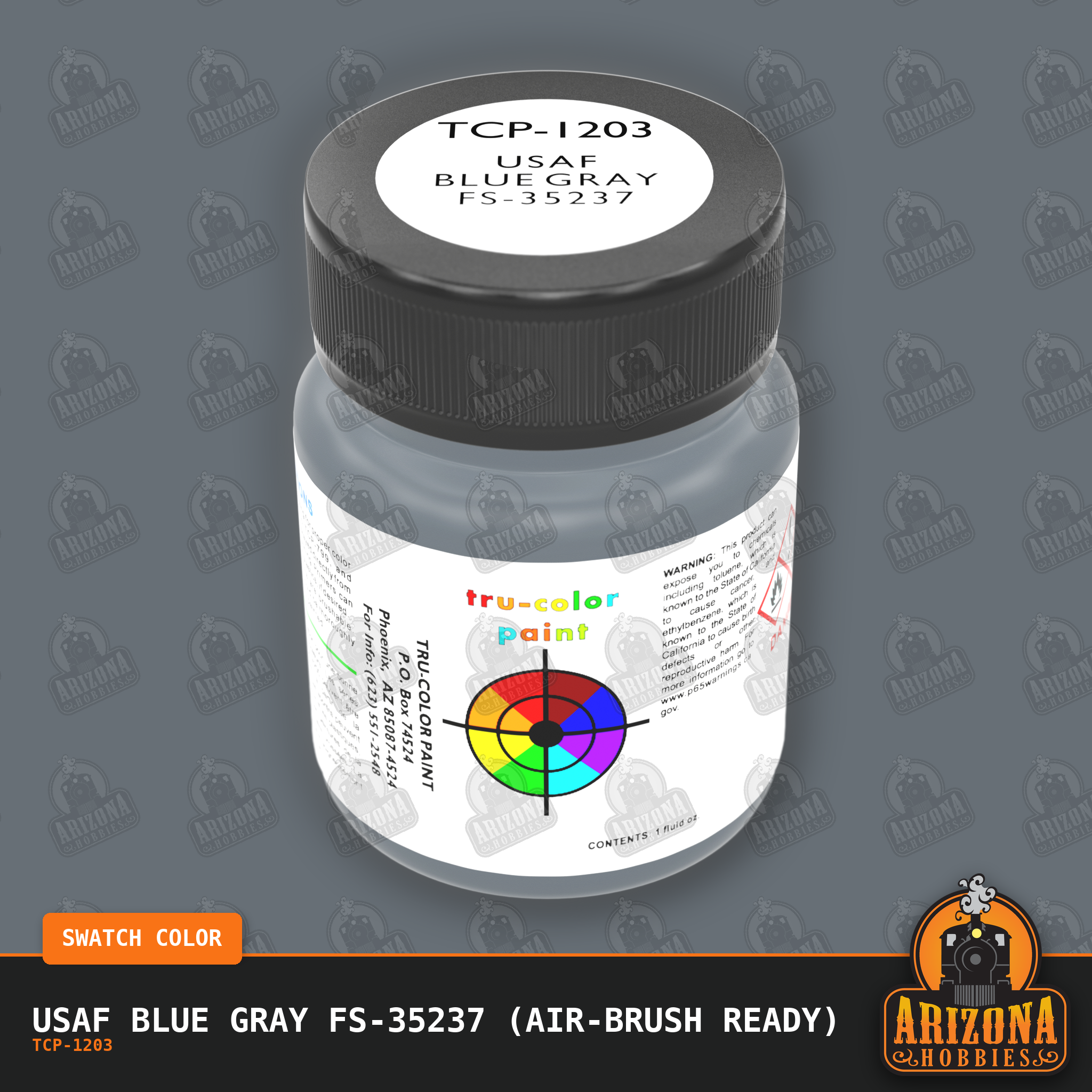U.S. Air Force BLUE GRAY FS-35237 1-oz bottle (Air-brush) Tru-Color Paint