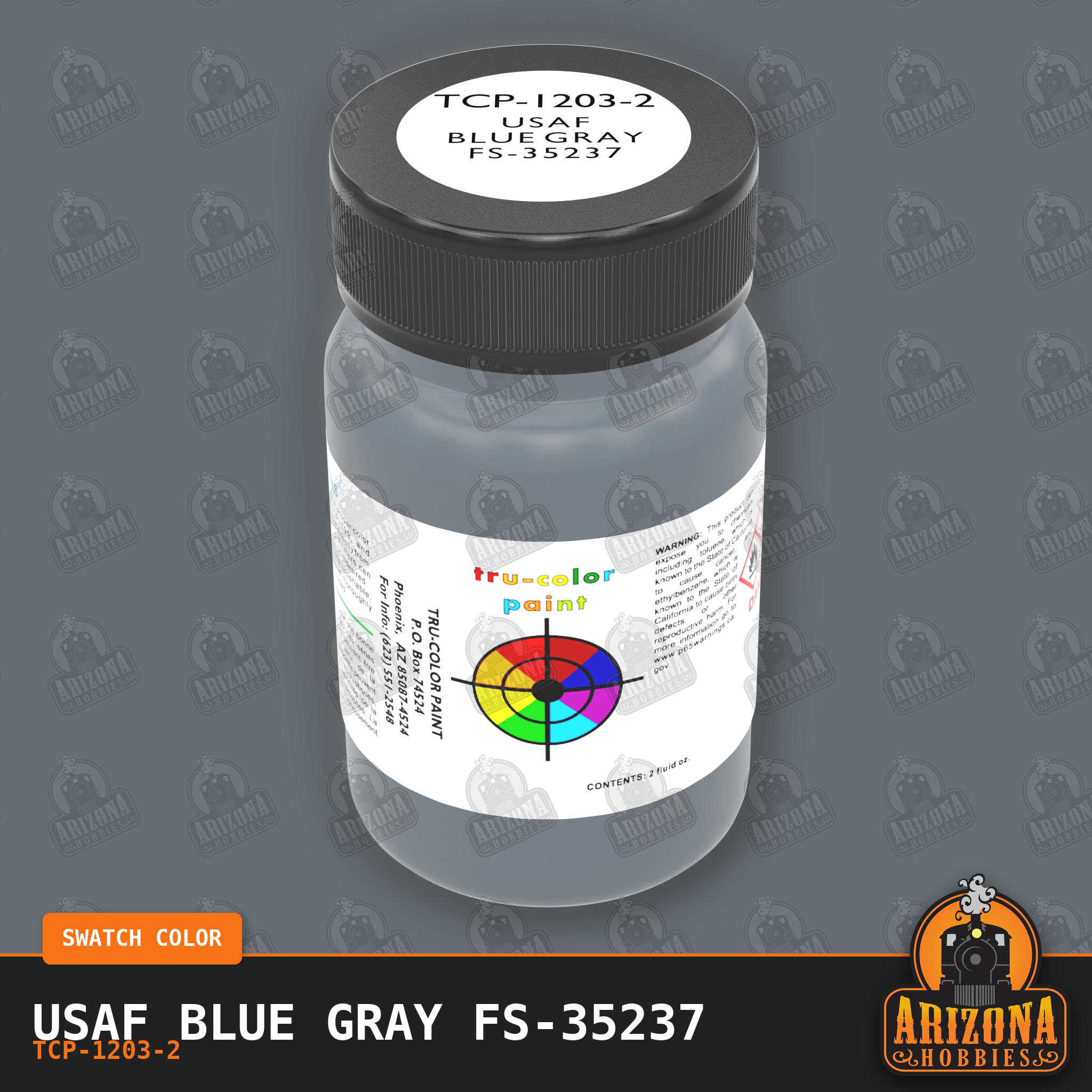 U.S. Air Force BLUE GRAY FS-35237 2-oz bottle (Air-brush) Tru-Color Paint SPECIAL ORDER ONLY