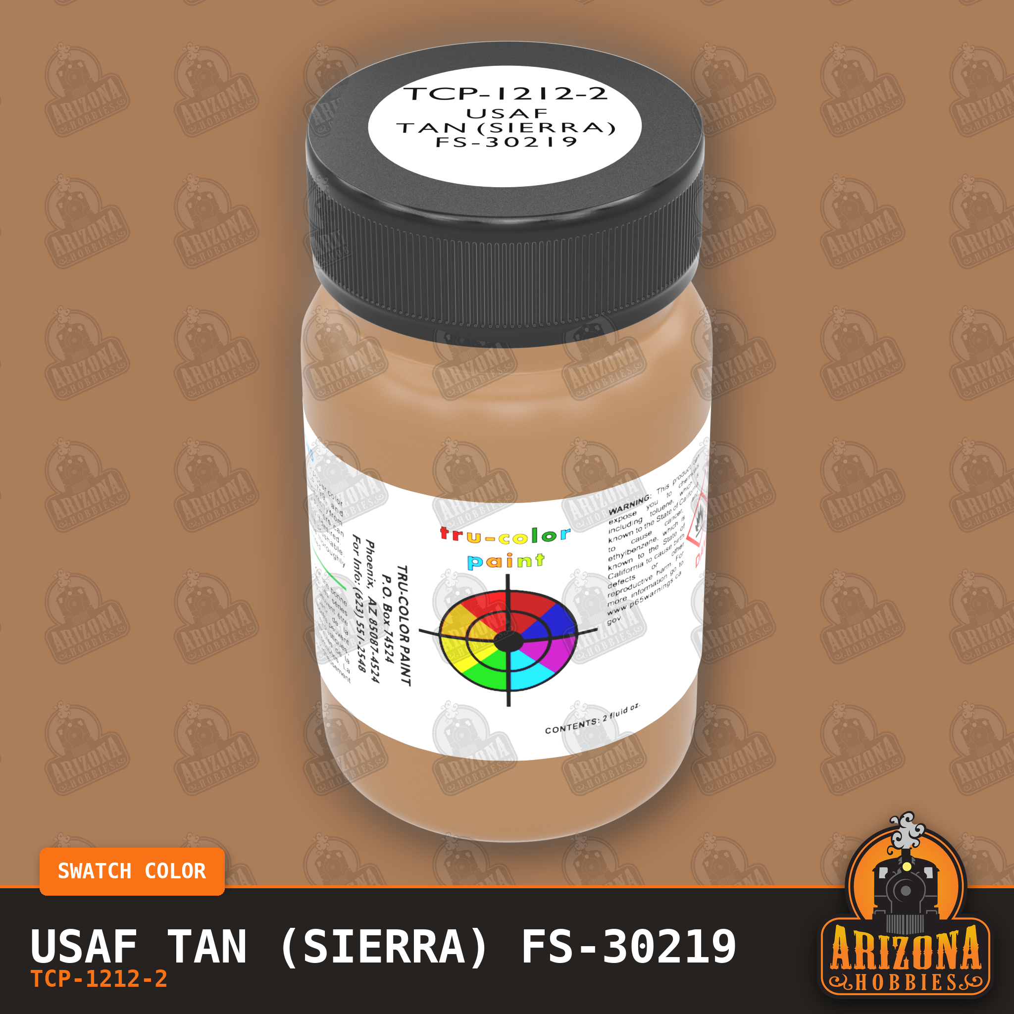 U.S. Air Force TAN (SIERRA) FS-30219 2-oz bottle (Air-brush) Tru-Color Paint SPECIAL ORDER ONLY