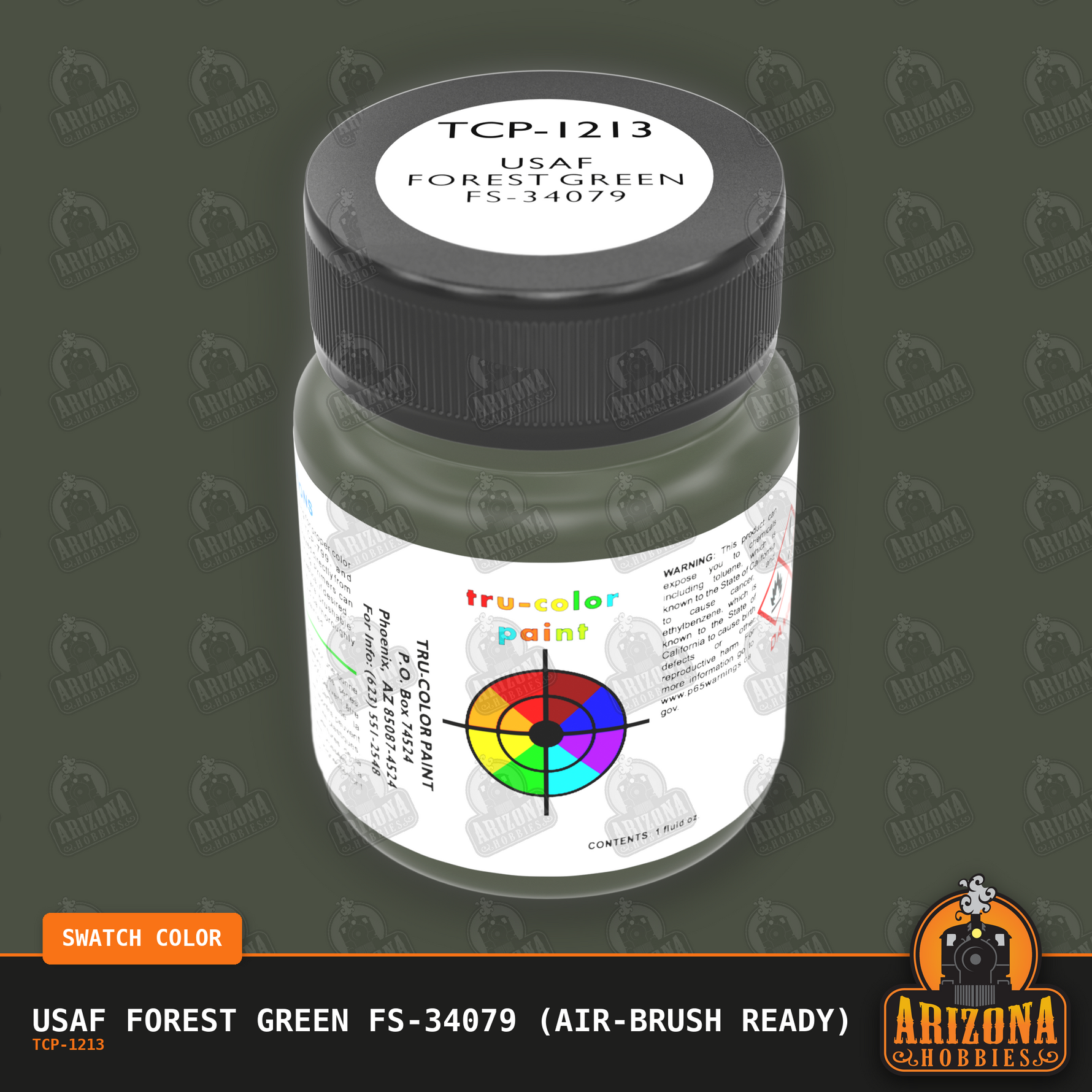 U.S. Air Force FOREST GREEN FS-34079 1-oz bottle (Air-brush) Tru-Color Paint
