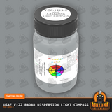 U.S. Air Force F-22 RADAR DISPERSION LIGHT COMPASS GHOST GRAY 2-oz bottle (Air-brush) Tru-Color Paint SPECIAL ORDER ONLY