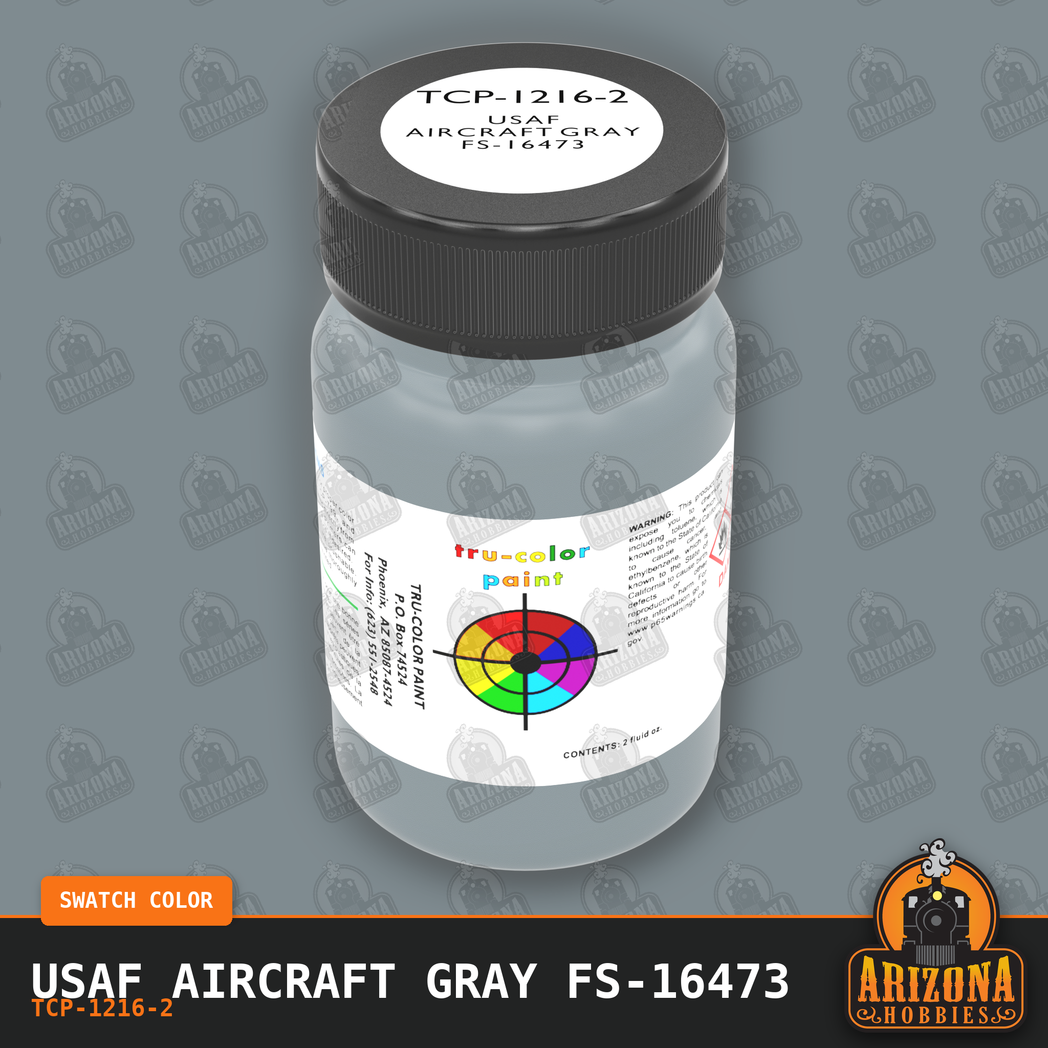 U.S. Air Force AIRCRAFT GRAY FS-16473 2-oz bottle (Air-brush) Tru-Color Paint SPECIAL ORDER ONLY