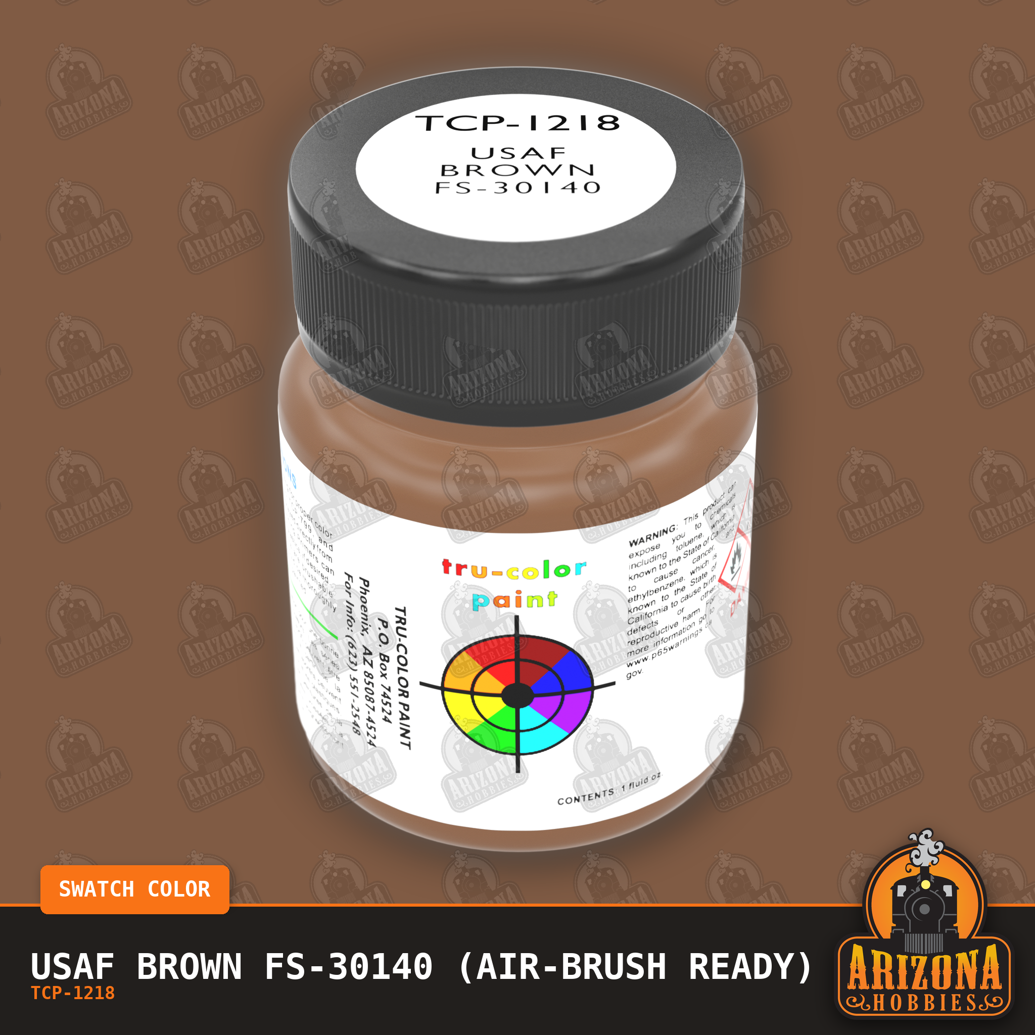 U.S. Air Force BROWN FS-30140 1-oz bottle (Air-brush) Tru-Color Paint