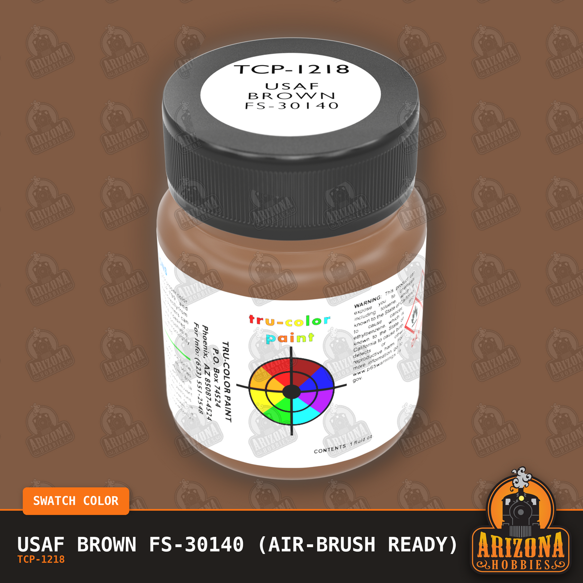 U.S. Air Force BROWN FS-30140 1-oz bottle (Air-brush) Tru-Color Paint