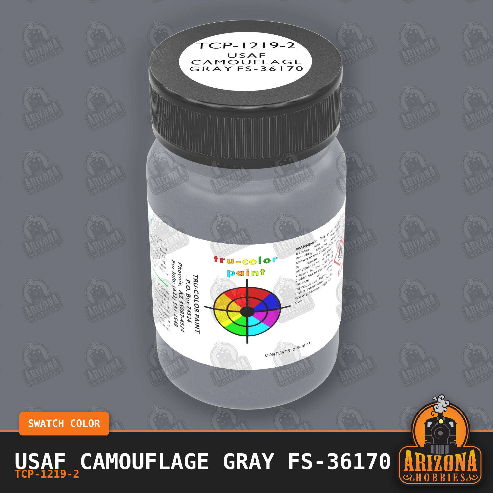 U.S. Air Force CAMOUFLAGE GRAY FS-36170 2-oz bottle (Air-brush) Tru-Color Paint SPECIAL ORDER ONLY