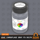 U.S. Air Force CAMOUFLAGE GRAY FS-36170 2-oz bottle (Air-brush) Tru-Color Paint SPECIAL ORDER ONLY