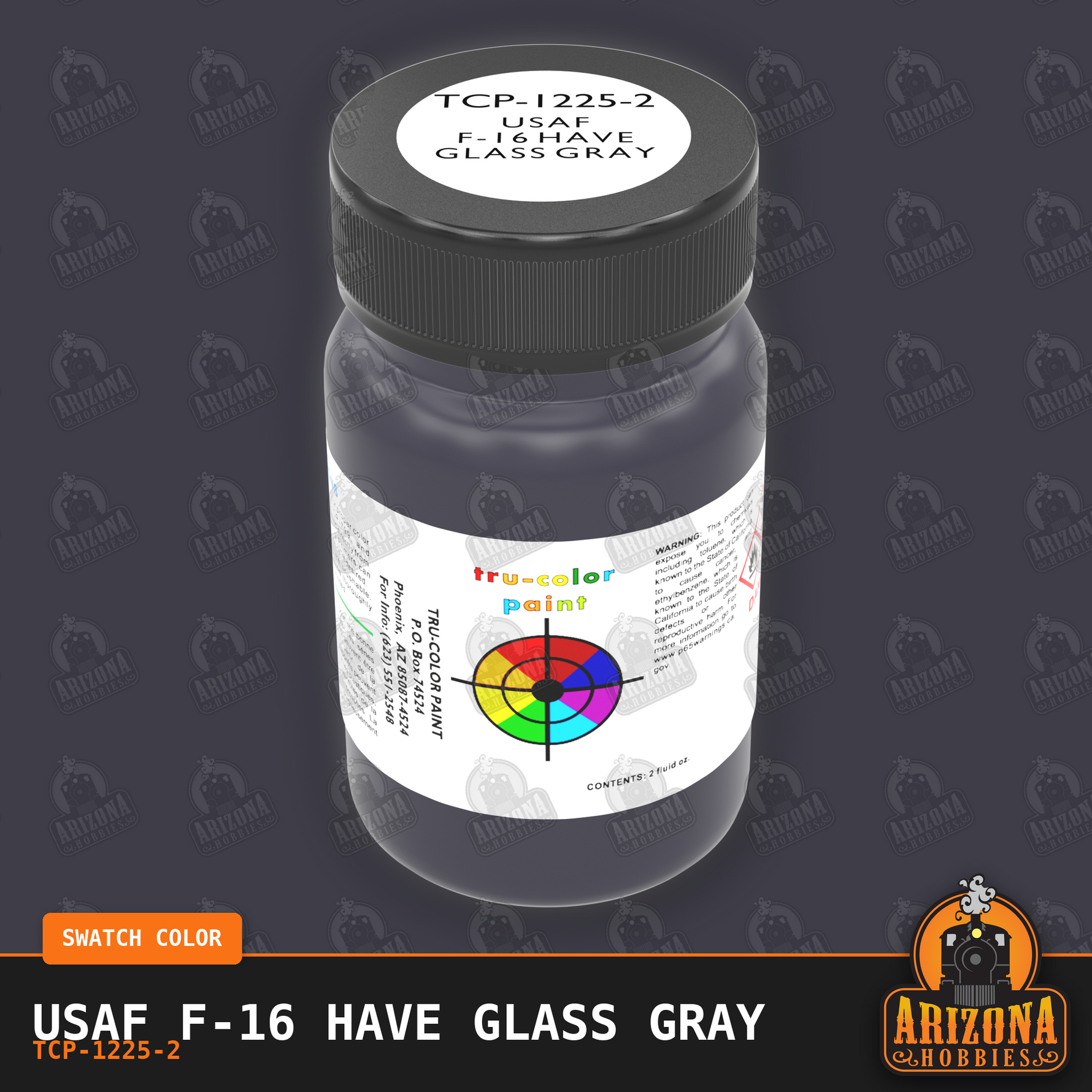 U.S. Air Force F-16 HAVE GLASS GRAY 2-oz bottle (Air-brush) Tru-Color Paint SPECIAL ORDER ONLY