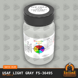 U.S. Air Force LIGHT GRAY FS-36495 2-oz bottle (Air-brush) Tru-Color Paint SPECIAL ORDER ONLY