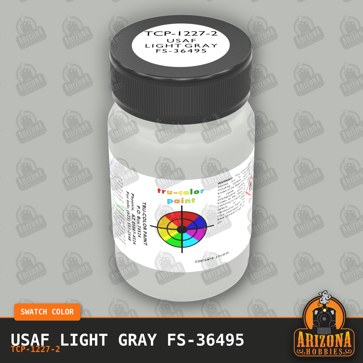 U.S. Air Force LIGHT GRAY FS-36495 2-oz bottle (Air-brush) Tru-Color Paint SPECIAL ORDER ONLY