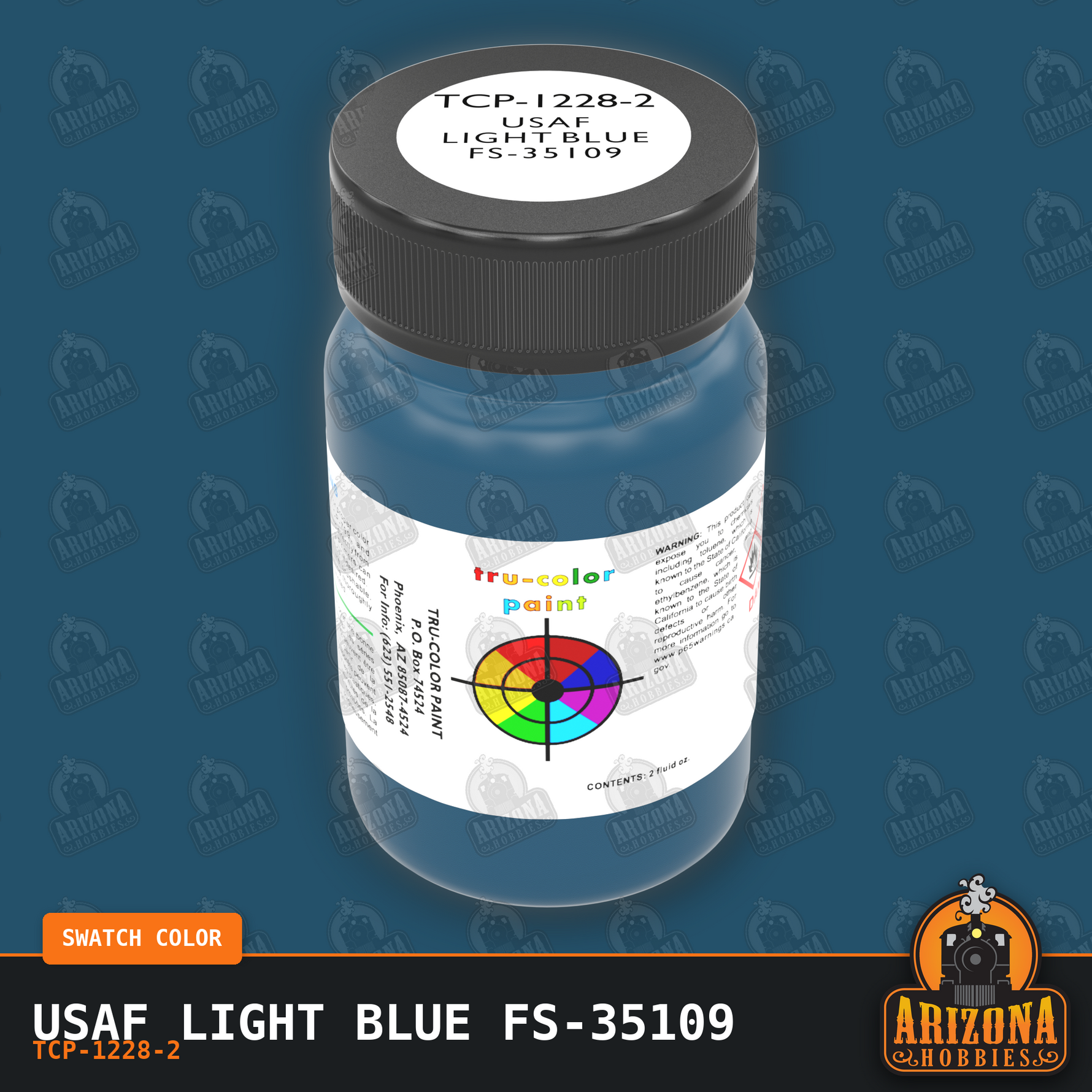 U.S. Air Force LIGHT BLUE FS-35109 2-oz bottle (Air-brush) Tru-Color Paint SPECIAL ORDER ONLY