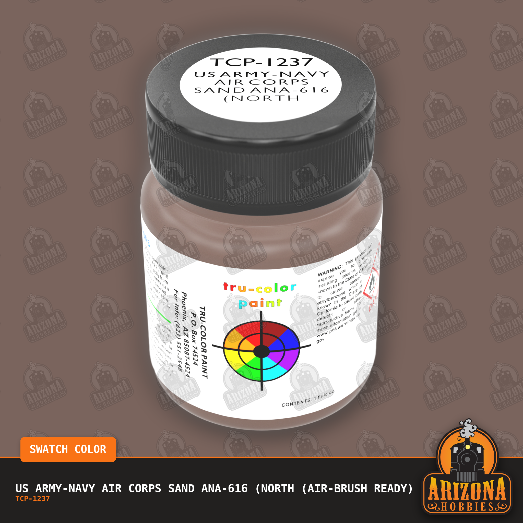 U.S. Army-Navy Air Corps SAND ANA-616 (North Africa) 1-oz bottle (Air-brush) Tru-Color Paint