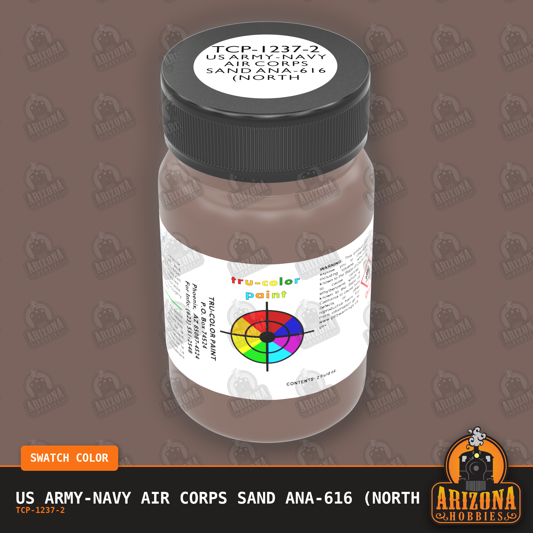 U.S. Army-Navy Air Corps SAND ANA-616 (North Africa) 2-oz bottle (Air-brush) Tru-Color Paint SPECIAL ORDER ONLY