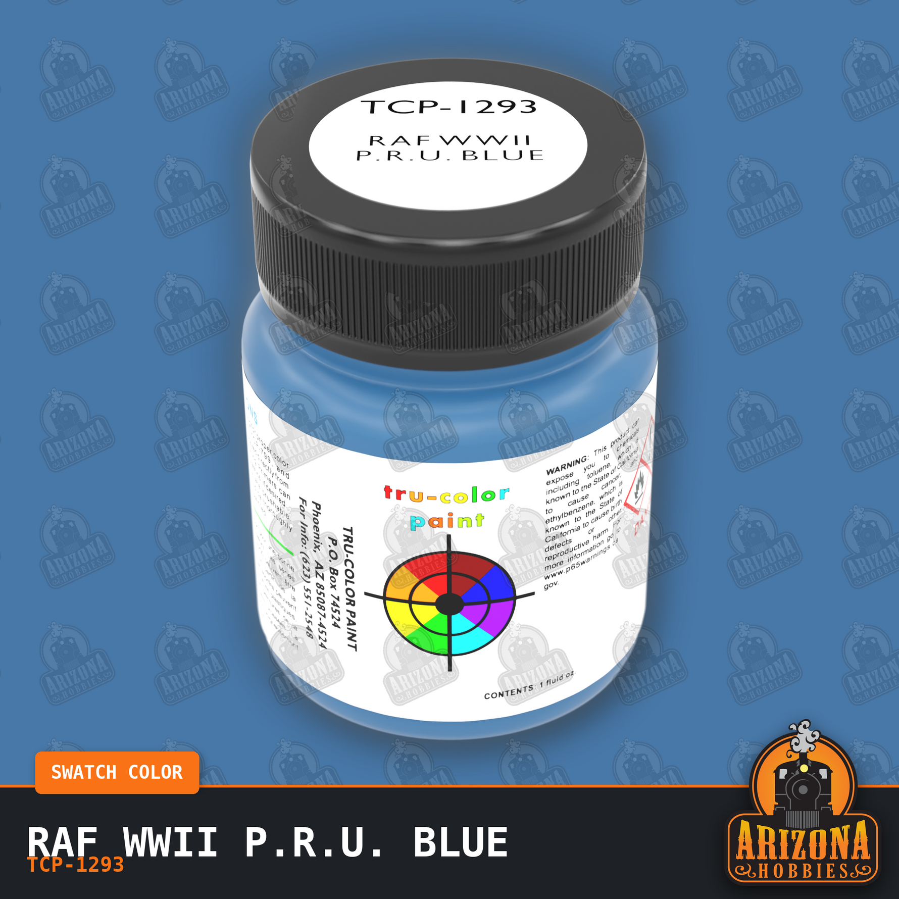 Royal Air Force WWII P.R.U. BLUE 1-oz bottle (Airbrush-ready) Tru-Color Paint