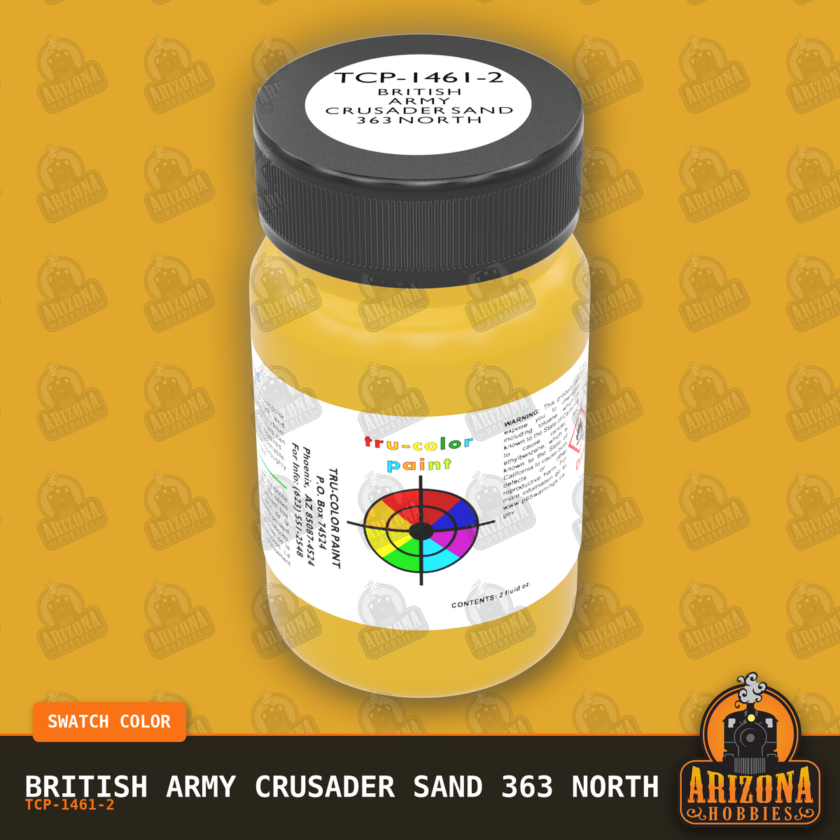 British Army Armored CRUSADER SAND 363 North Africa (Light Stone) 2-oz bottle (Air-brush) Tru-Color Paint SPECIAL ORDER ONLY