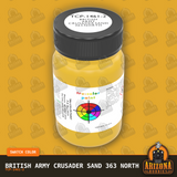 British Army Armored CRUSADER SAND 363 North Africa (Light Stone) 2-oz bottle (Air-brush) Tru-Color Paint SPECIAL ORDER ONLY