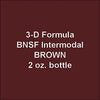 3-D Formula BNSF INTERMODAL BROWN 2 oz. bottle (Airbrush-ready) tcp-9373-2