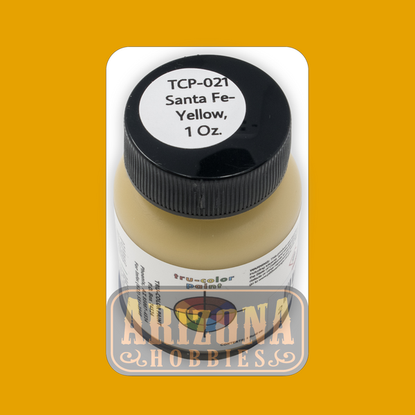 Santa Fe YELLOW 1-oz bottle (Airbrush-ready) Tru-Color Paint