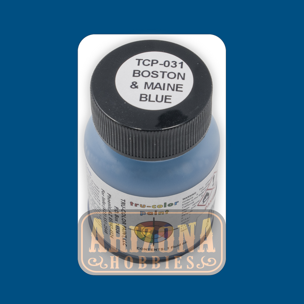 Boston & Maine BLUE 1-oz bottle (Airbrush-ready) Tru-Color Paint