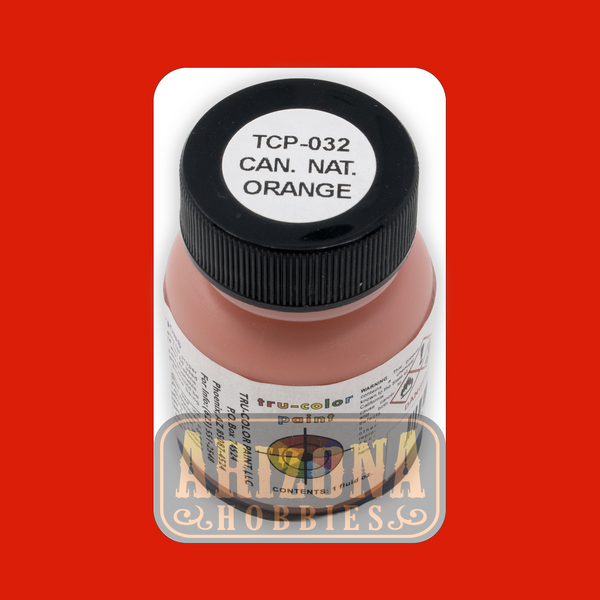 Canadian National ORANGE 1-oz bottle (Airbrush-ready) Tru-Color Paint