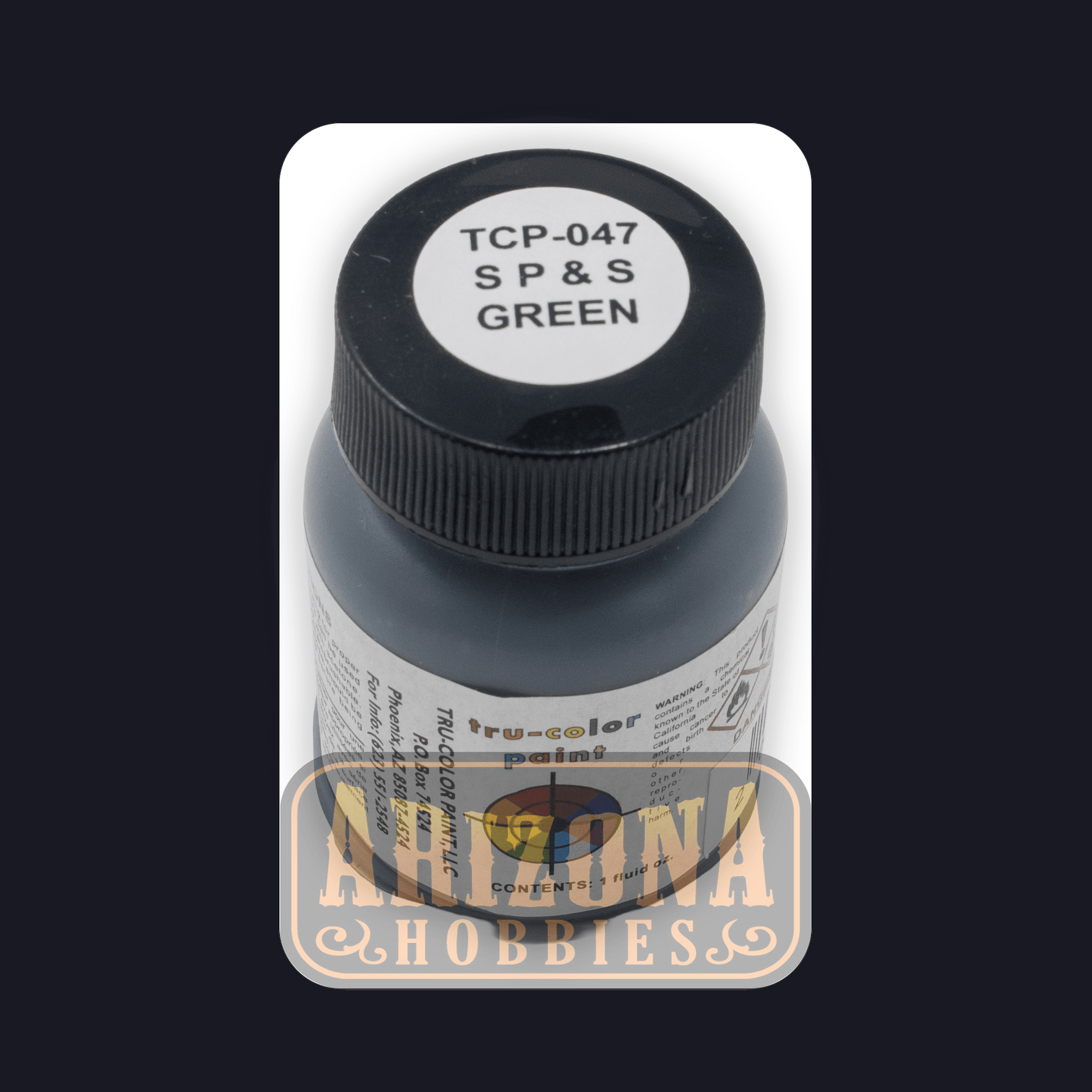 Spokane Portland & Seattle GREEN 1-oz bottle (Airbrush-ready) Tru-Color Paint