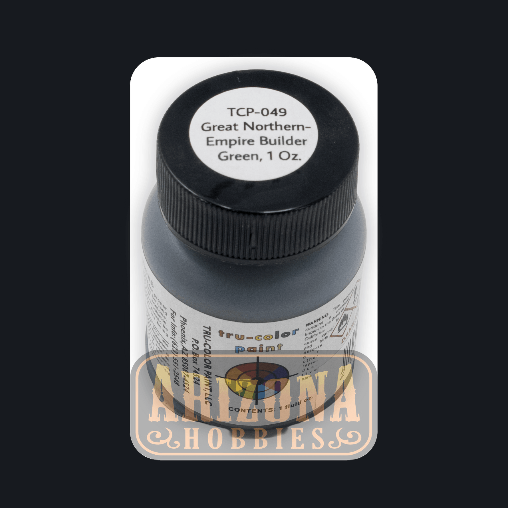 Great Northern EMPIRE BUILDER GREEN 1-oz bottle (Airbrush-ready) Tru-Color Paint