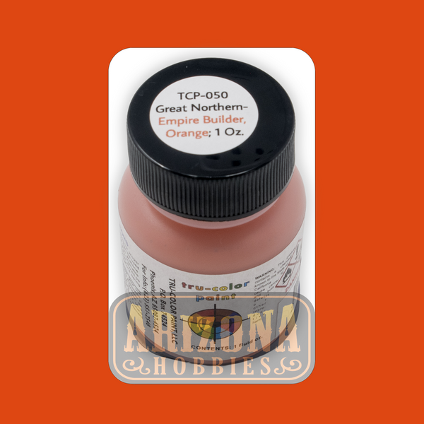 Great Northern EMPIRE BUILDER ORANGE 1-oz bottle (Airbrush-ready) Tru-Color Paint