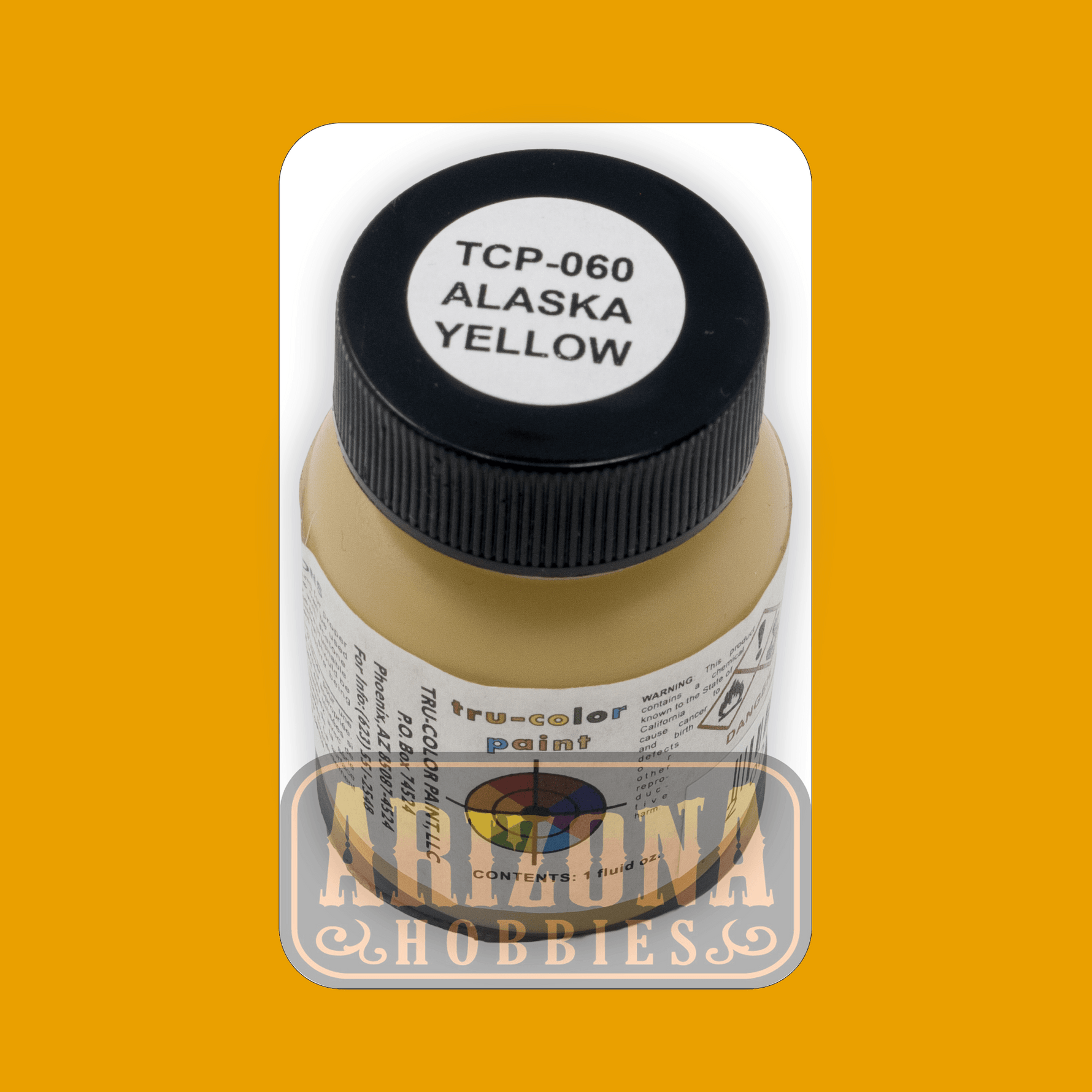 Alaska Railroad YELLOW 1-oz bottle (Airbrush-ready) Tru-Color Paint