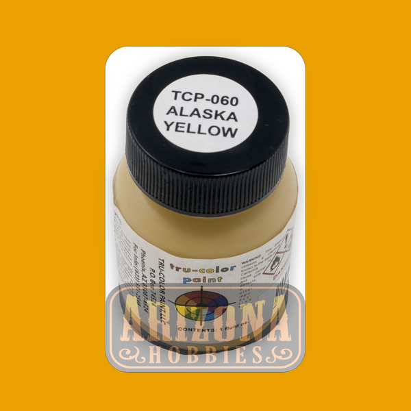Alaska Railroad YELLOW 1-oz bottle (Airbrush-ready) Tru-Color Paint