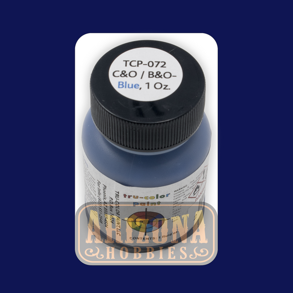 Chesapeake & Ohio and Baltimore & Ohio BLUE 1-oz bottle (Airbrush-ready) Tru-Color Paint