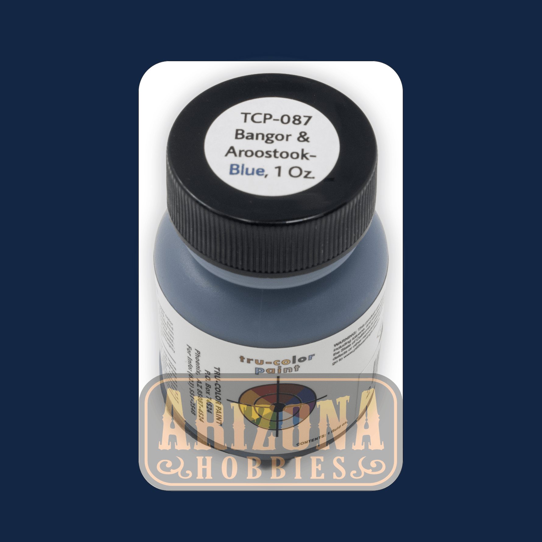 Bangor & Aroostook BLUE 1-oz bottle (Airbrush-ready) Tru-Color Paint