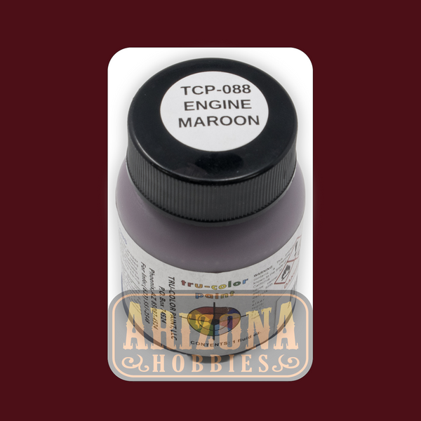 ENGINE MAROON 1-oz bottle (Airbrush-ready) Tru-Color Paint