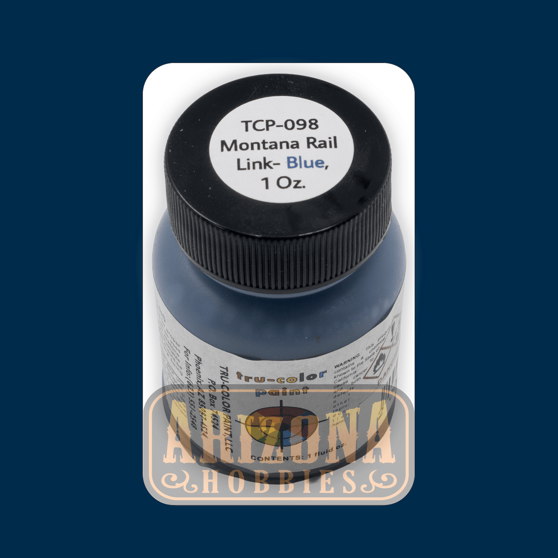Montana Rail Link BLUE 1-oz bottle (Airbrush-ready) Tru-Color Paint