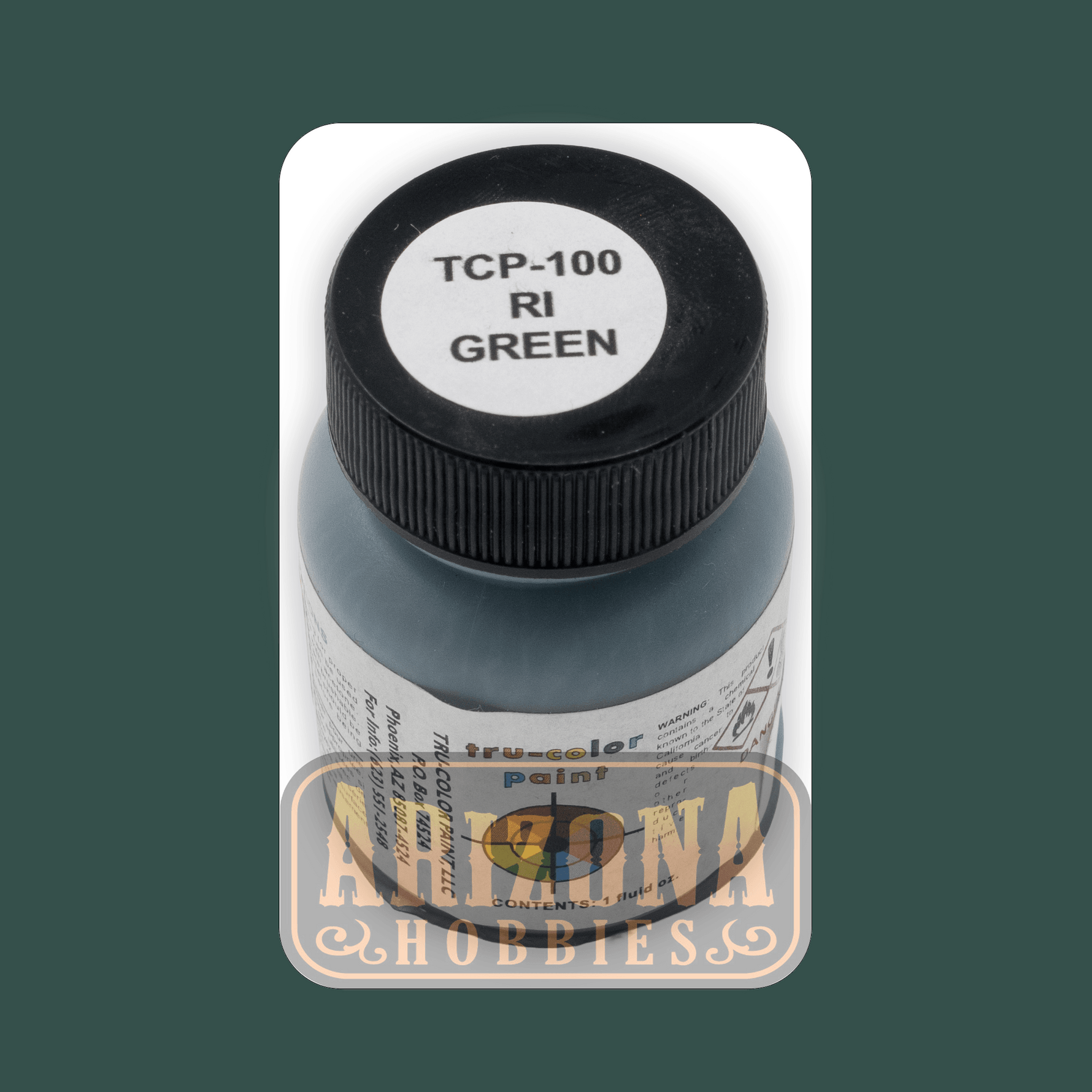Rock Island GREEN 1-oz bottle (Airbrush-ready) Tru-Color Paint