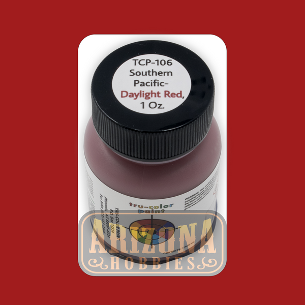 Southern Pacific DAYLIGHT RED 1-oz bottle (Airbrush-ready) Tru-Color Paint