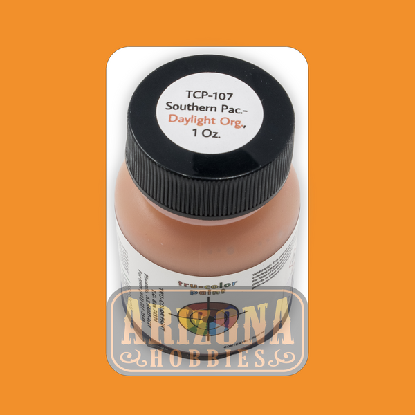 Southern Pacific DAYLIGHT ORANGE 1-oz bottle (Airbrush-ready) Tru-Color Paint