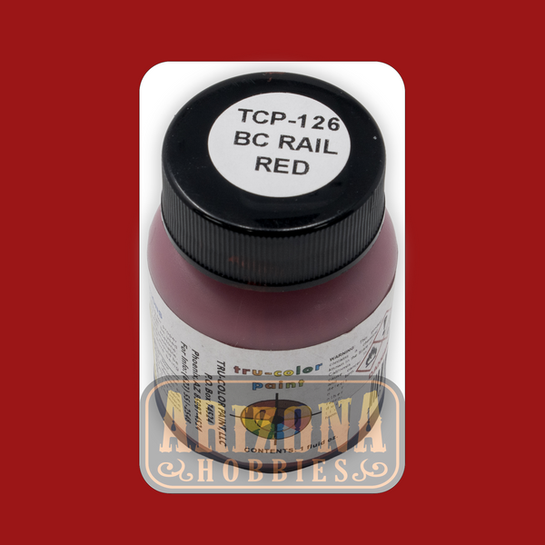 BC Rail RED 1-oz bottle (Airbrush-ready) Tru-Color Paint