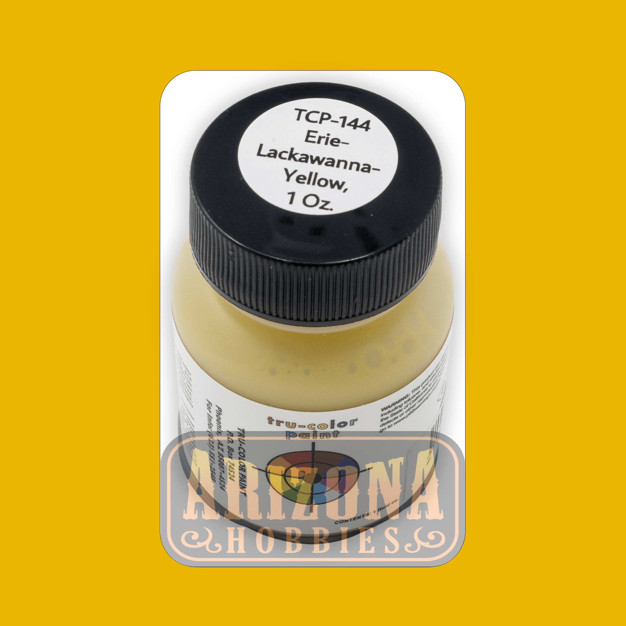 Erie Lackawanna YELLOW 1-oz bottle (Airbrush-ready) Tru-Color Paint