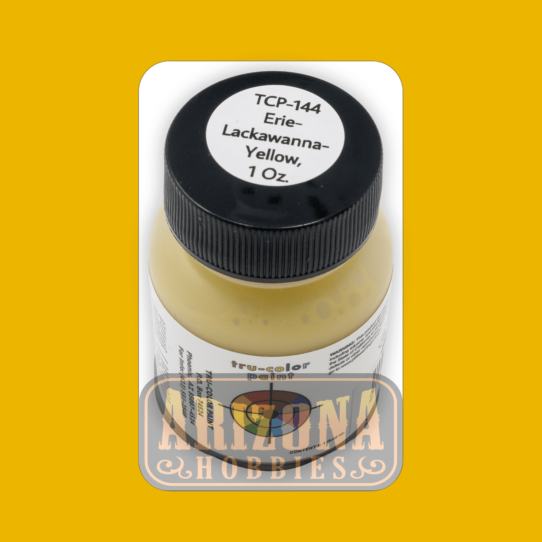 Erie Lackawanna YELLOW 1-oz bottle (Airbrush-ready) Tru-Color Paint